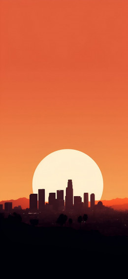 Minimalist Los Angeles Aesthetic Wallpaper