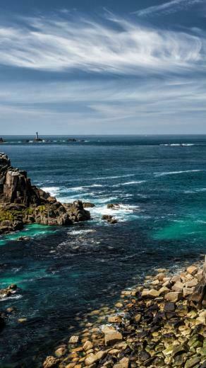 Wallpaper Cornwall 5k 4k England Rocks Atlantic