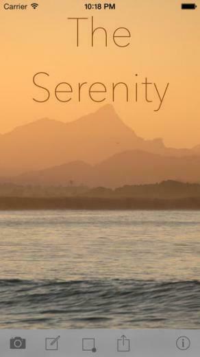 Serenity Prayer Wallpaper For iPhone Includes Whole