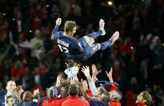 David Beckham Psg League Champions HD Wallpaper