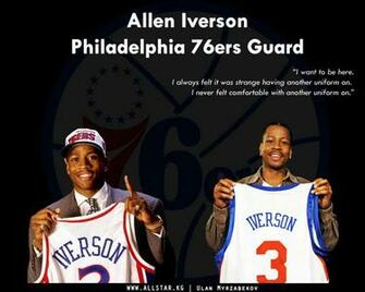 Allen Iverson Back In 76ers Wallpaper HD