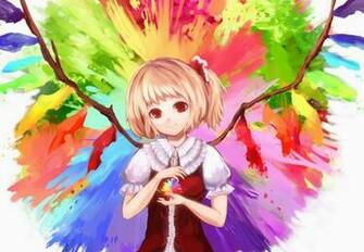 Flandre Scarlet S Rainbow Magic Anime Wallpaper By Hal360 Mangaka
