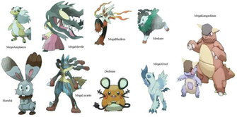 Pokemon X Y Mega Evolution By Krocf4