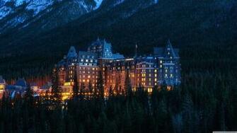 Fairmont Banff Springs Hotel Haunted 4k HD Desktop Wallpaper