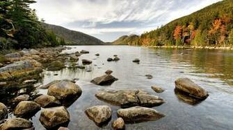 Maine Jordan Wallpaper Pond National Park