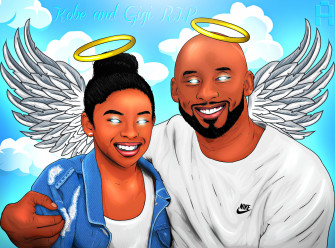 Kobe And Gigi Bryant By AHDesigner