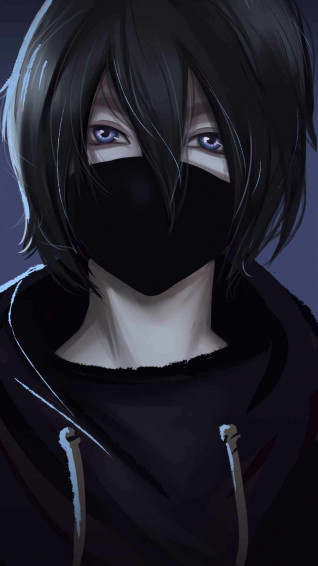 Anime Boy With Mask Wallpaper