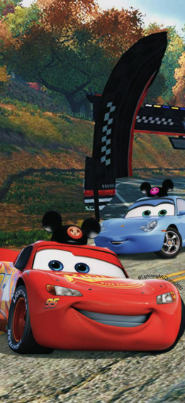 Disney Park Lightning Mcqueen And Sally By Lightningmcqueen2017 On