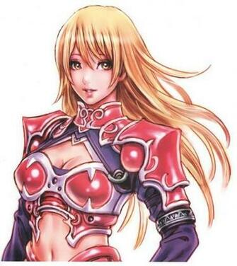 Desktop Wallpaper Anime Female Warrior Girls Set