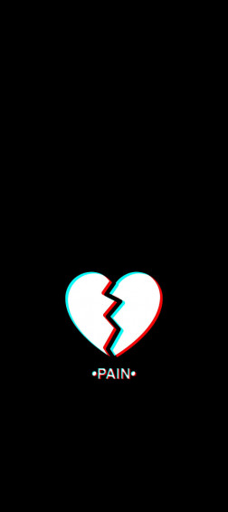 Broken Heart Aesthetics Wallpaper