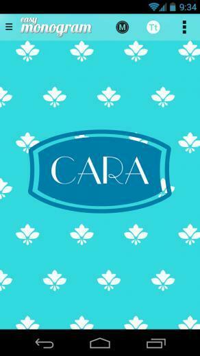 Easy Monogram Wallpaper Screenshot