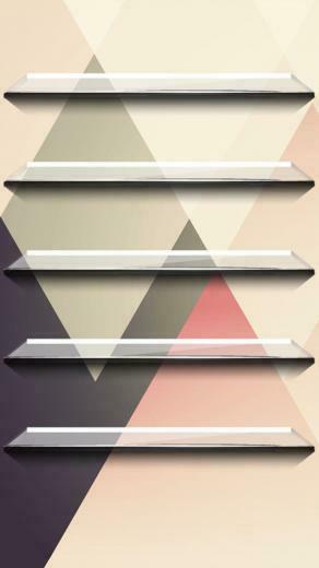 iPhone Wallpaper Shelves