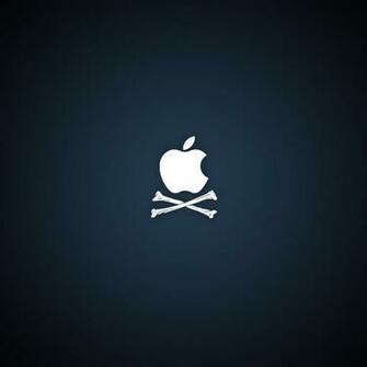 Pirate Apple Logo iPad Wallpaper Retina HD