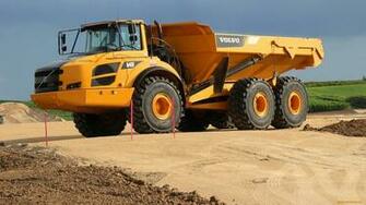 Volvo Machinery Truck Havey Mine Machine Wallpaper