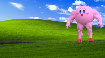 Kirby Cursed R Wallpaper