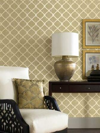 Kenneth James Alhambra Wallpaper Palace Quatrefoil