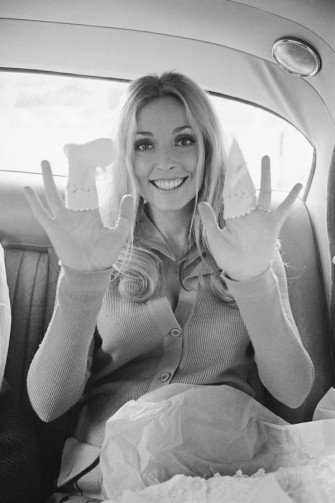 Ladda Ner Sharontate Angelic Portrait Wallpaper
