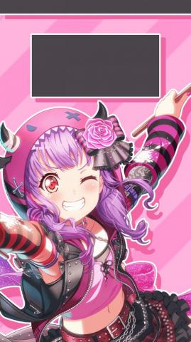 Hapi Made An Ako Phone Wallpaper Ow O Feed Community Bandori