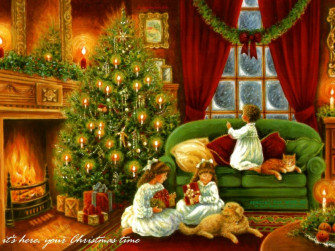 Christmas Wallpaper Vintage Old