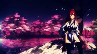 Erza Scarlet Background Wallpaper Baltana