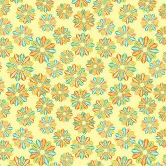 Posies Yellow Wall Mural Contemporary Wallpaper By Murals Your