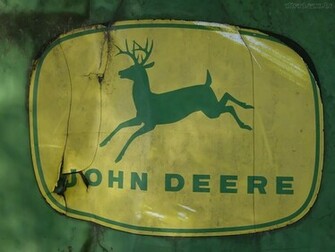 Wallpaper John Deere Papel De Parede Logotipo Da