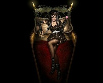 Goth Vampire Wallpaper