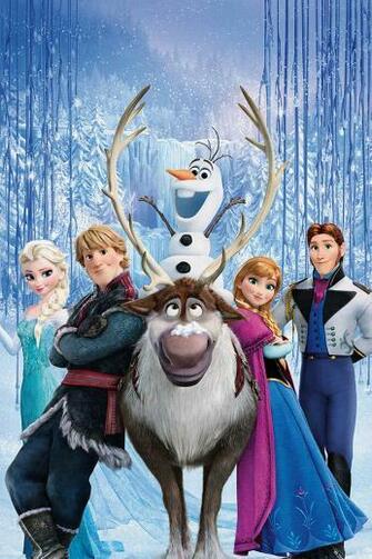 Ios7 Frozen Family Parallax HD iPhone iPad Wallpaper