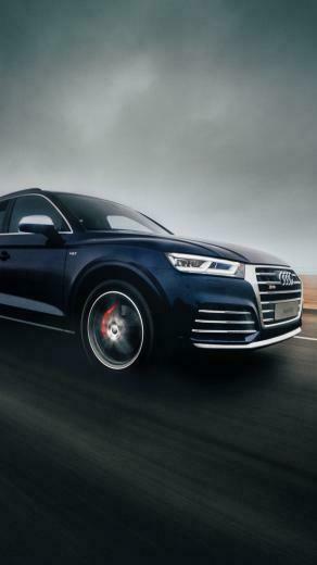 Wallpaper Audi Sq5 Road Movement Speed