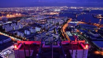 Wtc Cosmo Tower Osaka City Wallpaper