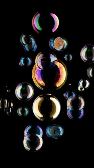 Colorful Bubbles iPhone Wallpaper Background And