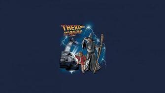 The Lord Of Rings Back To Future Crossover Wallpaper