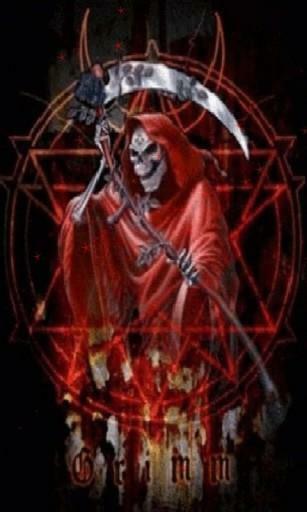 Bigger Evil Lightning Grim Reaper Lwp For Android Screenshot