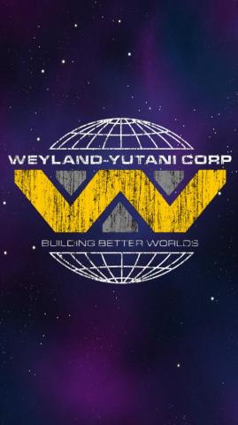 I Made A Simple Weyland Yutani Phone Wallpaper Some Time Ago
