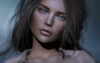Desktop Wallpaper Beautiful Face Girls 3d Graphics