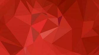 Red Polygonal Background Image