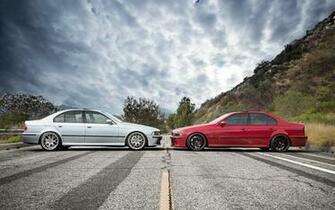 Wallpaper Bmw M5 E39 Red And Blue Car HD Picture Image