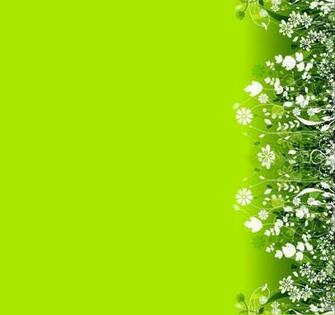 Green Flower Background