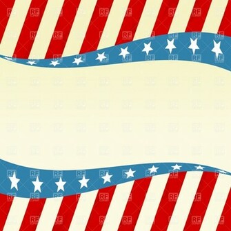 Patriotic Wave With Stars And Red White Blue Royalty
