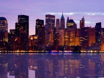 City Skyline Wallpaper Image Description