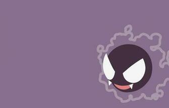 Wallpaper Background Minimalism Pokemon Gastly Image