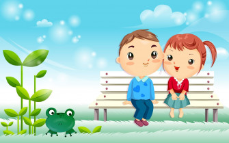 Cartoon Love Wallpaper