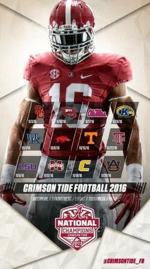 University Of Alabama Football Schedule Bama
