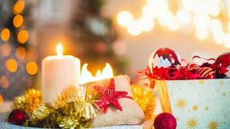 Wallpaper New Year Merry Christmas Candles Holiday Light Alex