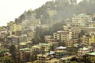 HD Wallpaper India Himachal Pradesh Dharmshala Hilltop Topwn