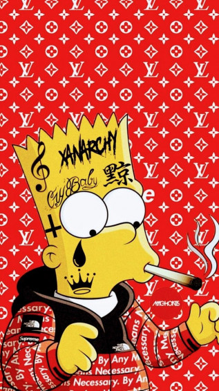 Wallpaper Bart Simpson Art Simpsons