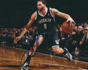 Autographed Deron Williams Brooklyn Nets Photo Main Line