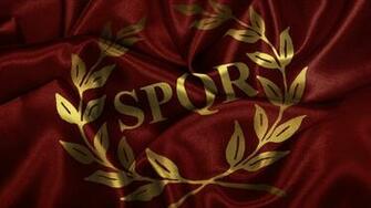 Flags Roman Spqr Wallpaper