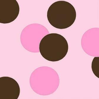 Pink And Brown Polka Dots