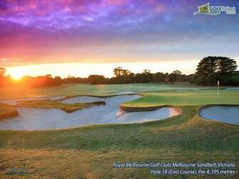 Famous Golf Holes Wallpaper The Royal Melbourne Club